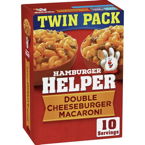 hamburger helper double cheeseburger macaroni